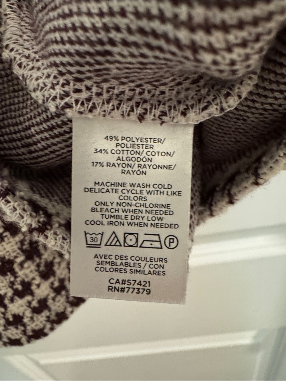 NWT Ann Taylor Tweed Look Top - Picture 7 of 11